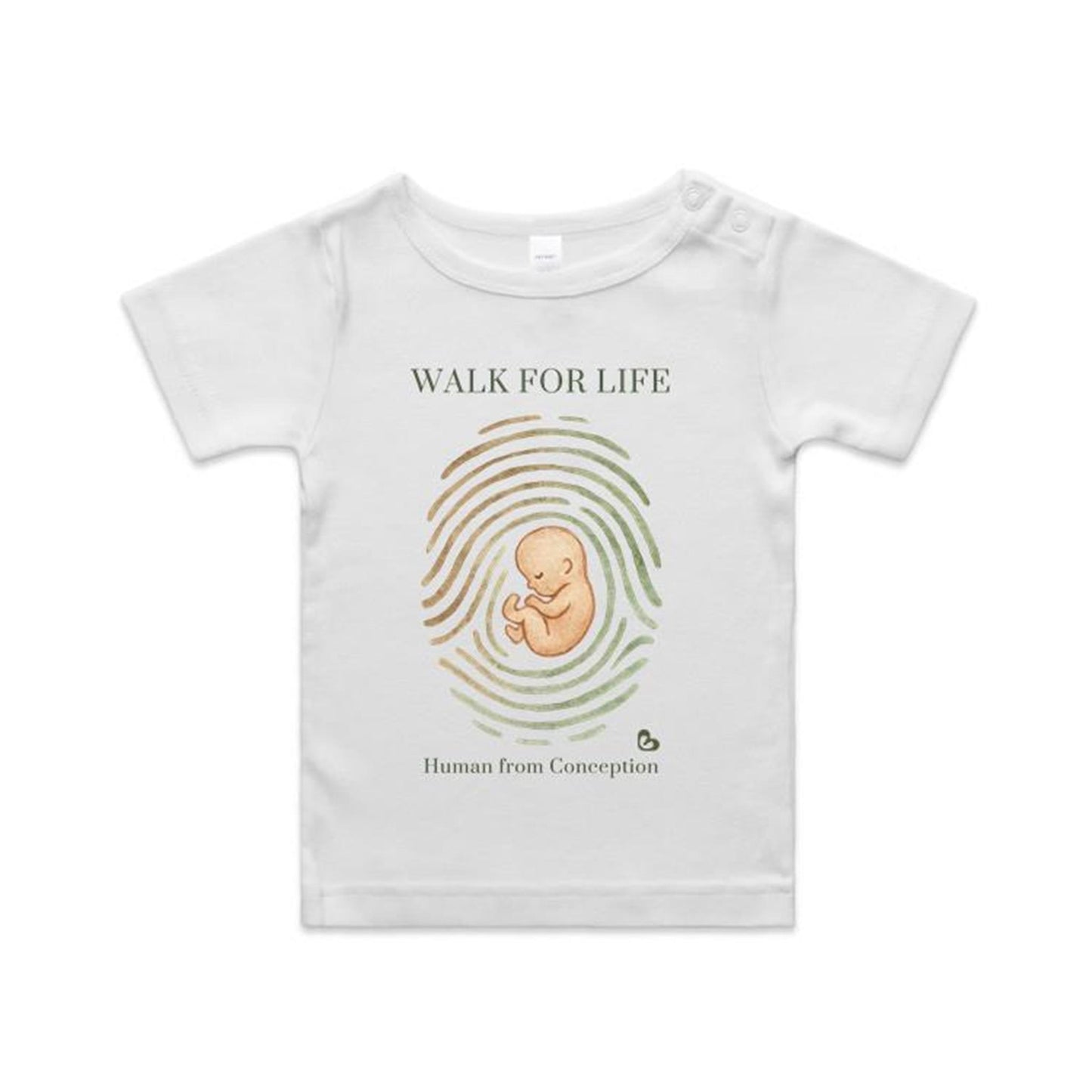 Infant to Toddler Wee Tee Human From Conception 2026