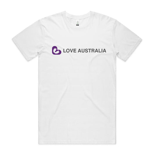 Mens T-Shirt Love Australia